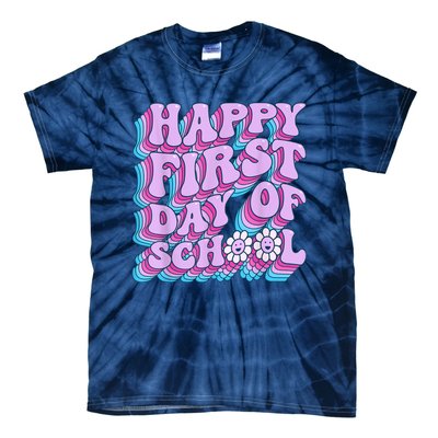 Teacher First Day School Back To School PreK Kindergarten Tie-Dye T-Shirt