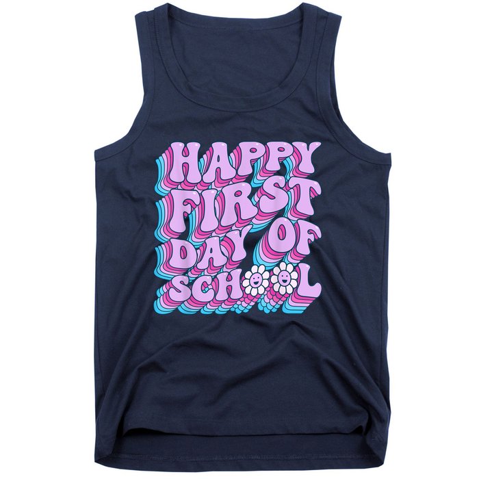 Teacher First Day School Back To School PreK Kindergarten Tank Top