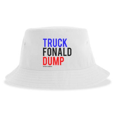 Truck Fonald Dump T Donald Trump Anti Trump Sustainable Bucket Hat