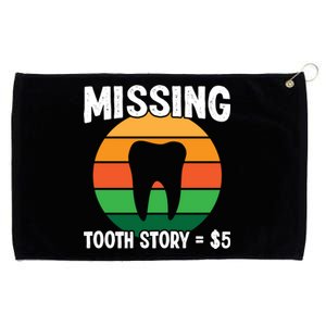 Tooth Fairy Dental Hygienist Dentists Missing Tooth Story Great Gift Grommeted Golf Towel