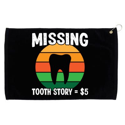 Tooth Fairy Dental Hygienist Dentists Missing Tooth Story Great Gift Grommeted Golf Towel