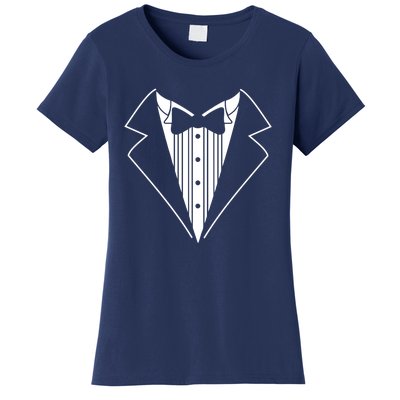 Tuxedo Fancy Dress Funny Women's T-Shirt