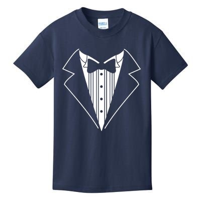 Tuxedo Fancy Dress Funny Kids T-Shirt