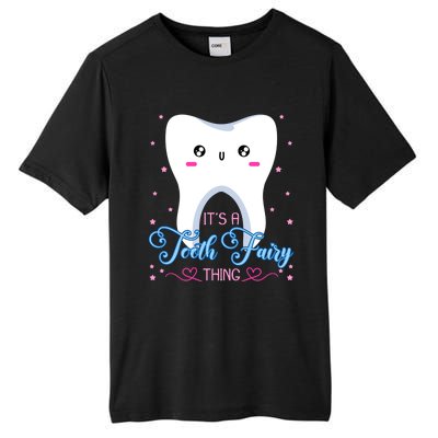 Tooth Fairy Dentists Dental Hygienist Oral Hygiene Gift Tall Fusion ChromaSoft Performance T-Shirt