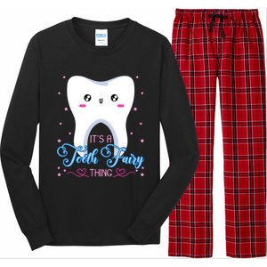 Tooth Fairy Dentists Dental Hygienist Oral Hygiene Gift Long Sleeve Pajama Set