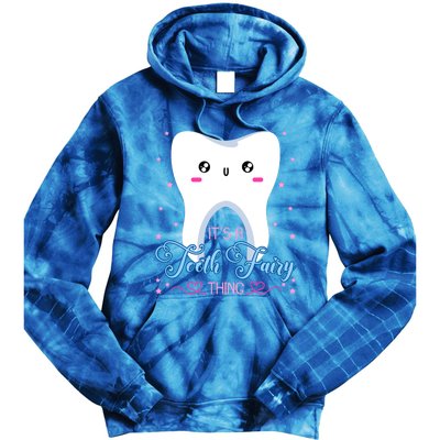 Tooth Fairy Dentists Dental Hygienist Oral Hygiene Gift Tie Dye Hoodie