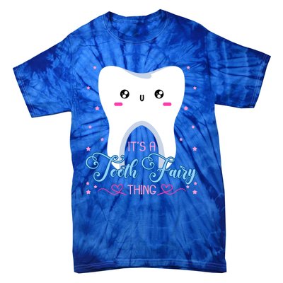 Tooth Fairy Dentists Dental Hygienist Oral Hygiene Gift Tie-Dye T-Shirt