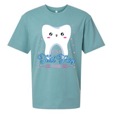 Tooth Fairy Dentists Dental Hygienist Oral Hygiene Gift Sueded Cloud Jersey T-Shirt