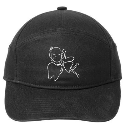 Tooth Fairy Dreamer Cool Gift 7-Panel Snapback Hat