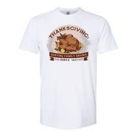 Thanksgiving Family Drama Funny Softstyle CVC T-Shirt