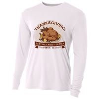 Thanksgiving Family Drama Funny Cooling Performance Long Sleeve Crew