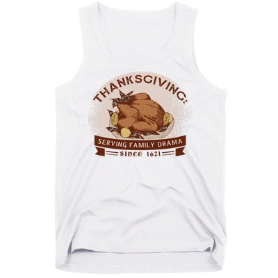 Thanksgiving Family Drama Funny Tank Top