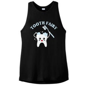 Tooth Fairy Dentist Teeth Dental Cute Halloween Meaningful Gift Ladies PosiCharge Tri-Blend Wicking Tank