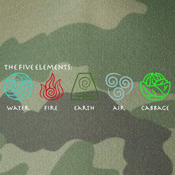 The Five Elements Avatar Legacy Tie Dye Trucker Hat