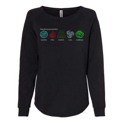 The Five Elements Avatar Womens California Wash Sweatshirt