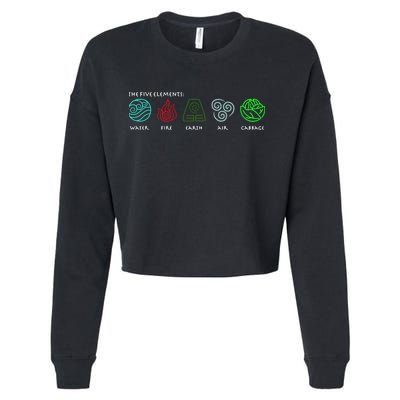 The Five Elements Avatar Cropped Pullover Crew