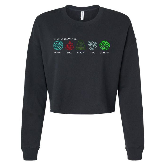 The Five Elements Avatar Cropped Pullover Crew