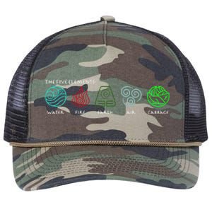 The Five Elements Avatar Retro Rope Trucker Hat Cap