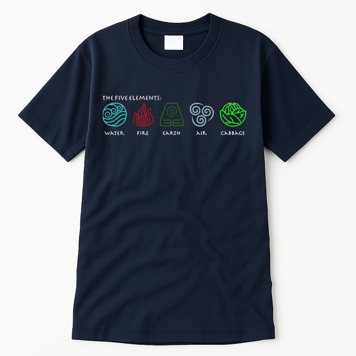 The Five Elements Avatar Tall T-Shirt