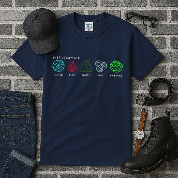 The Five Elements Avatar Tall T-Shirt
