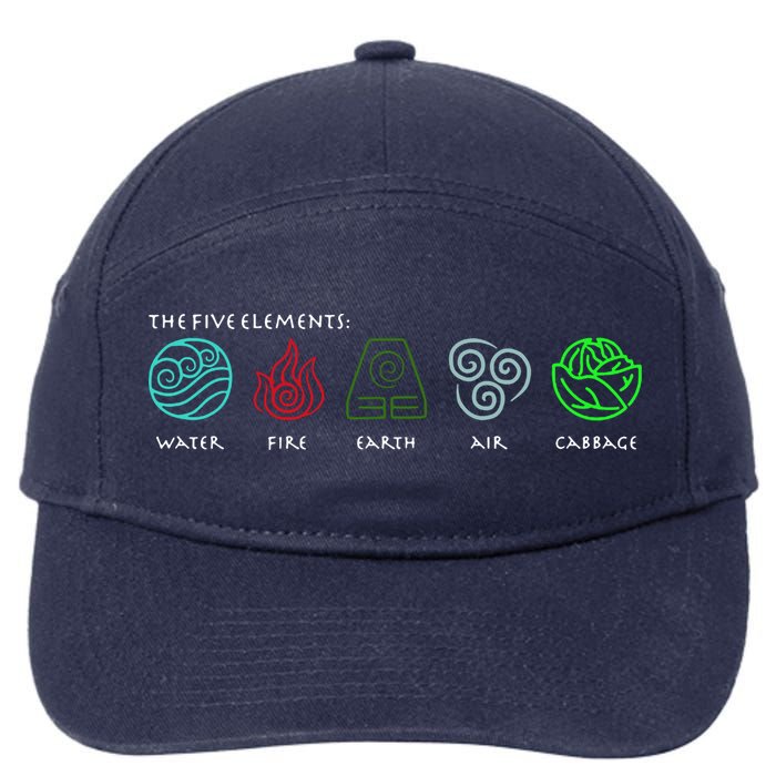 The Five Elements Avatar 7-Panel Snapback Hat