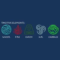 The Five Elements Avatar 7-Panel Snapback Hat