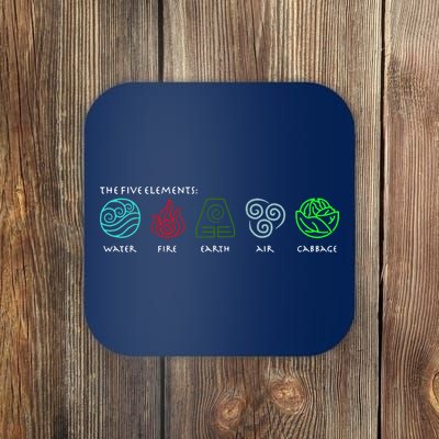 The Five Elements Avatar Coaster