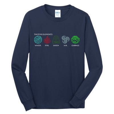 The Five Elements Avatar Tall Long Sleeve T-Shirt