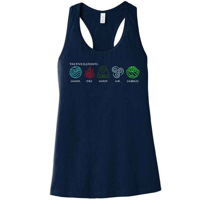 The Five Elements Avatar Women's Racerback Tank