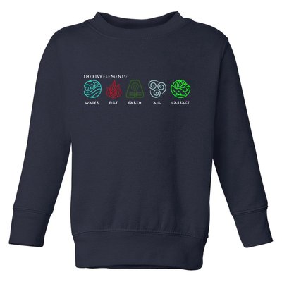 The Five Elements Avatar Toddler Sweatshirt