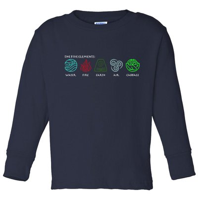 The Five Elements Avatar Toddler Long Sleeve Shirt