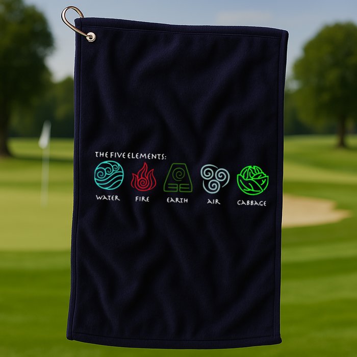 The Five Elements Avatar Golf Towel