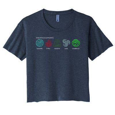 The Five Elements Avatar Women's Crop Top Tee