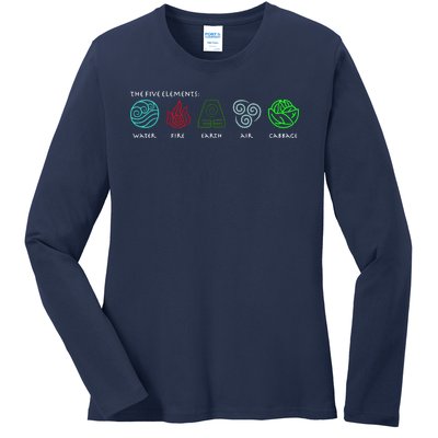 The Five Elements Avatar Ladies Long Sleeve Shirt