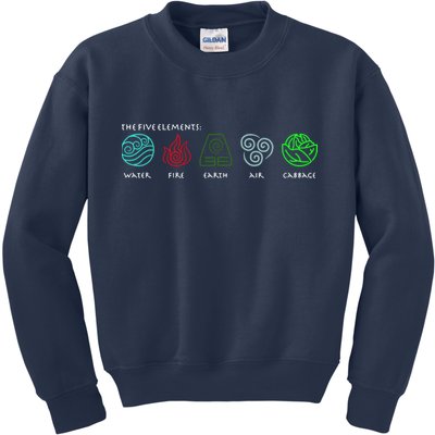 The Five Elements Avatar Kids Sweatshirt