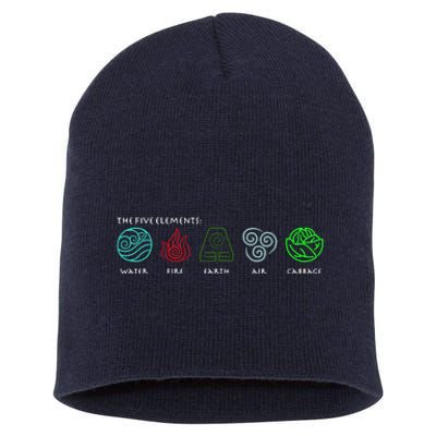 The Five Elements Avatar Short Acrylic Beanie