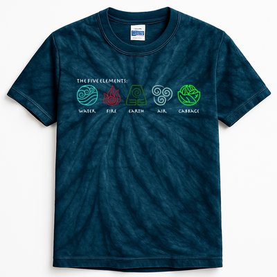 The Five Elements Avatar Kids Tie-Dye T-Shirt