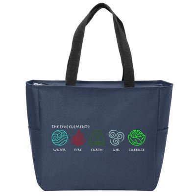 The Five Elements Avatar Zip Tote Bag