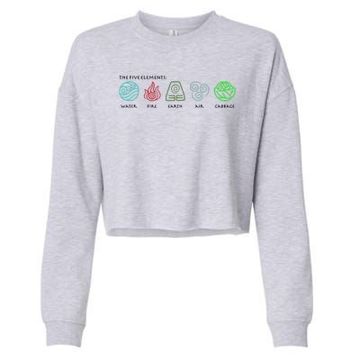 The Five Elements Avatar Cropped Pullover Crew