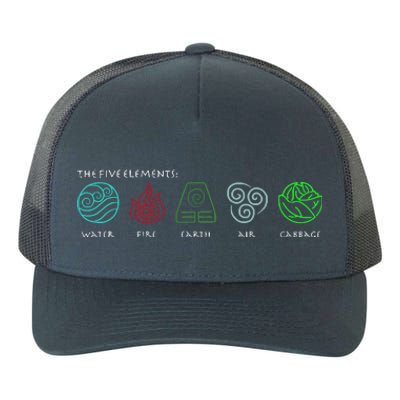 The Five Elements Yupoong Adult 5-Panel Trucker Hat