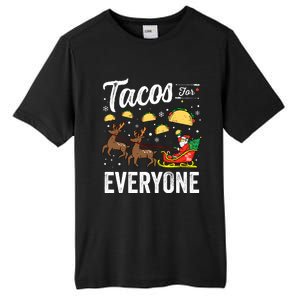 Tacos For Everyone Christmas Taco Funny Xmas Santa Tall Fusion ChromaSoft Performance T-Shirt