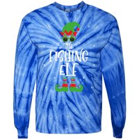 The Fishing Elf Funny Christmas Elf Fisher Fishing Family Meaningful Gift Tie-Dye Long Sleeve Shirt