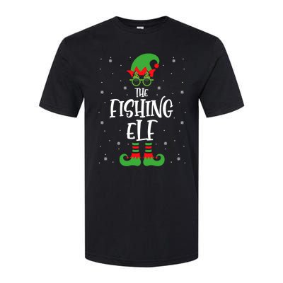 The Fishing Elf Funny Christmas Elf Fisher Fishing Family Meaningful Gift Softstyle® CVC T-Shirt