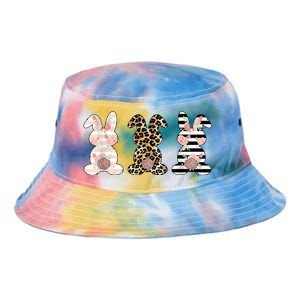 Trio Floral Easter Bunny Cute Tie Dye Newport Bucket Hat