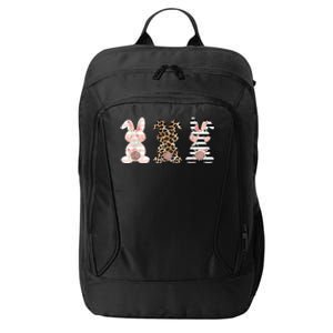 Trio Floral Easter Bunny Cute City Backpack