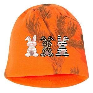 Trio Floral Easter Bunny Cute Kati - Camo Knit Beanie