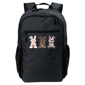 Trio Floral Easter Bunny Cute Daily Commute Backpack