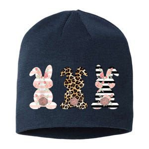 Trio Floral Easter Bunny Cute Sustainable Beanie