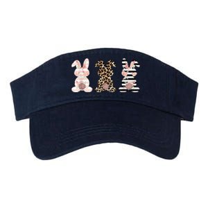 Trio Floral Easter Bunny Cute Valucap Bio-Washed Visor