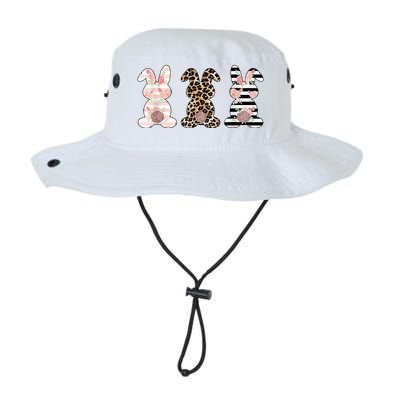 Trio Floral Easter Bunny Cute Legacy Cool Fit Booney Bucket Hat